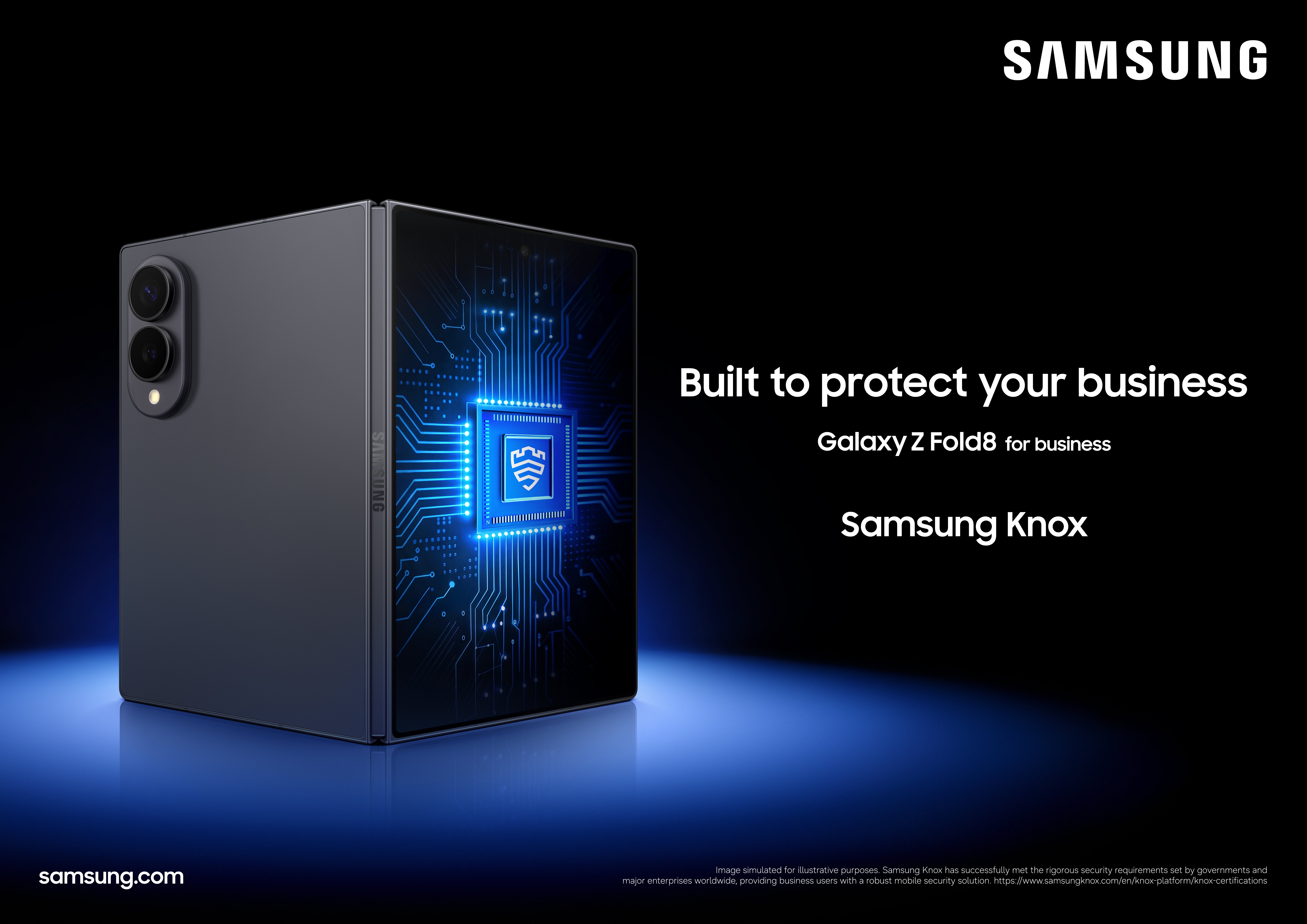 B2B_Galaxy Z Fold8_Feature KV_Security_background_420x297mm