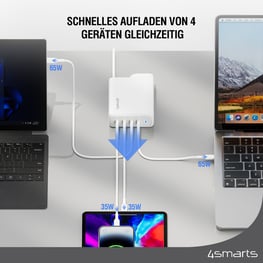 Ladegerät GaN Flex Pro 200W 4 USB-C weiß, Travel Edition - 14